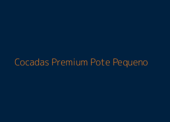 Cocadas Premium - Pote Pequeno