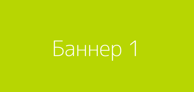 Баннер 1