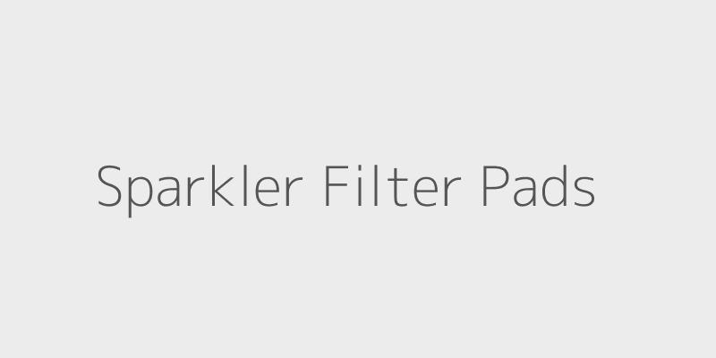 Sparkler Filter+Pads