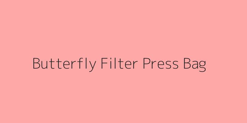 Butterfly Filter Press+Bag