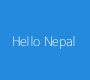 Hello Nepal 