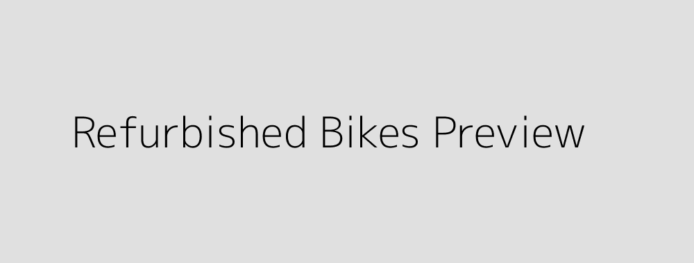 Refurbished Bikes