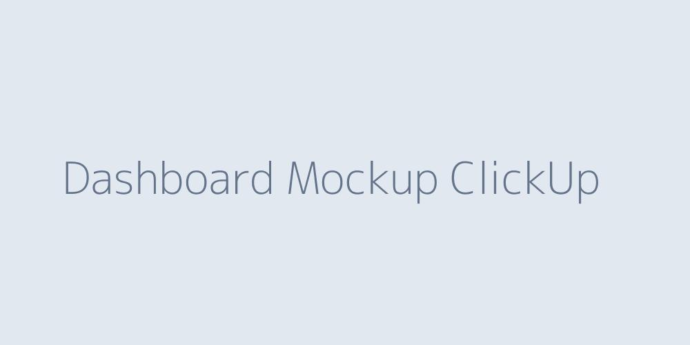 ClickUp Dashboard