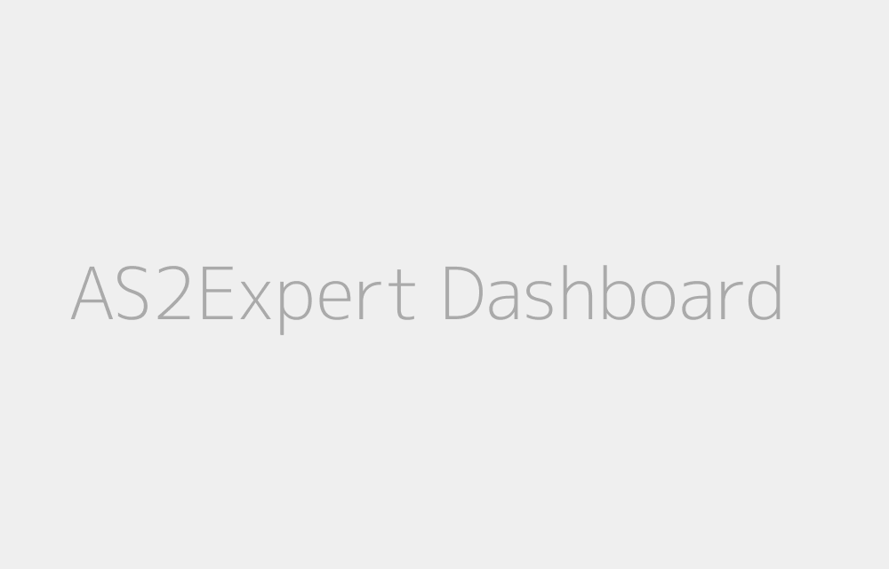 AS2Expert dashboard screenshot