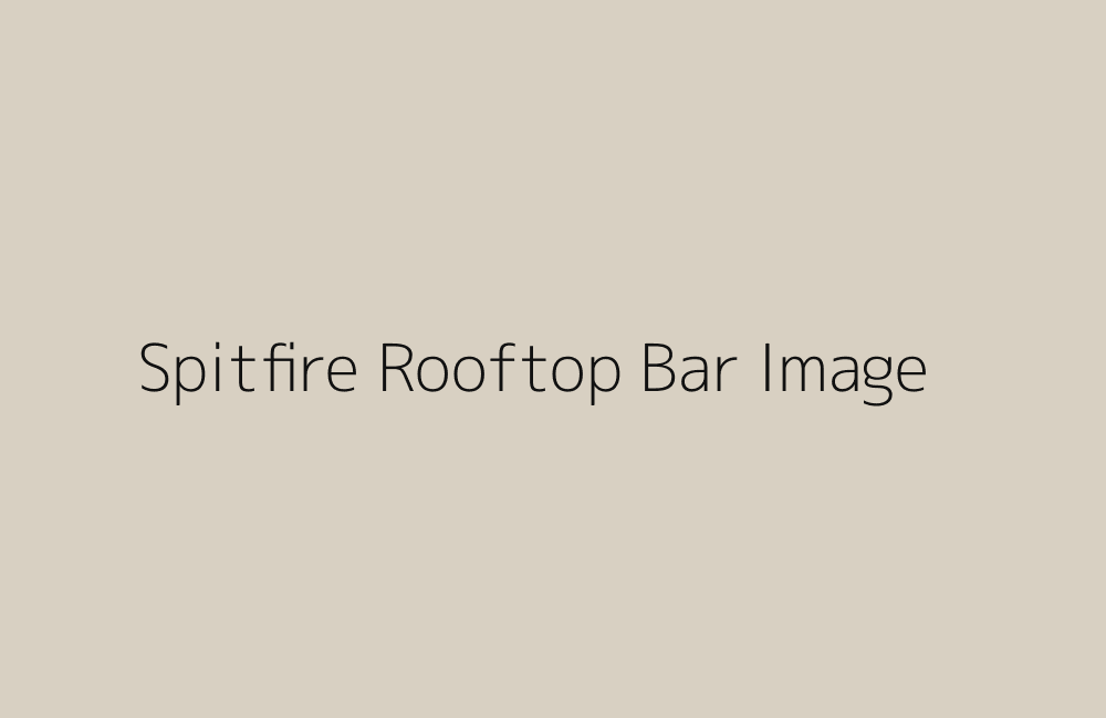 Spitfire Rooftop Bar CGI