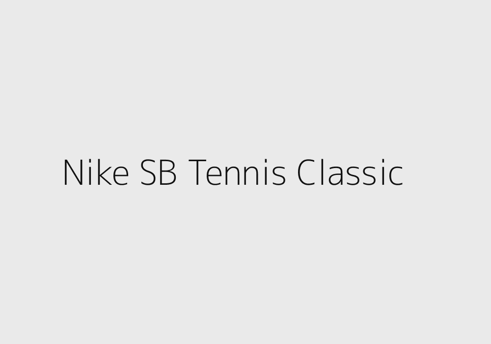 Nike SB Zoom Tennis Classic mit schlanker Skate-Silhouette