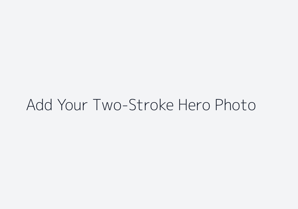 Rare two-stroke sportbike hero