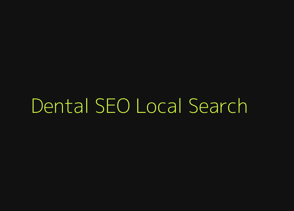 Dental clinic local discovery and Google Business Profile governance in India