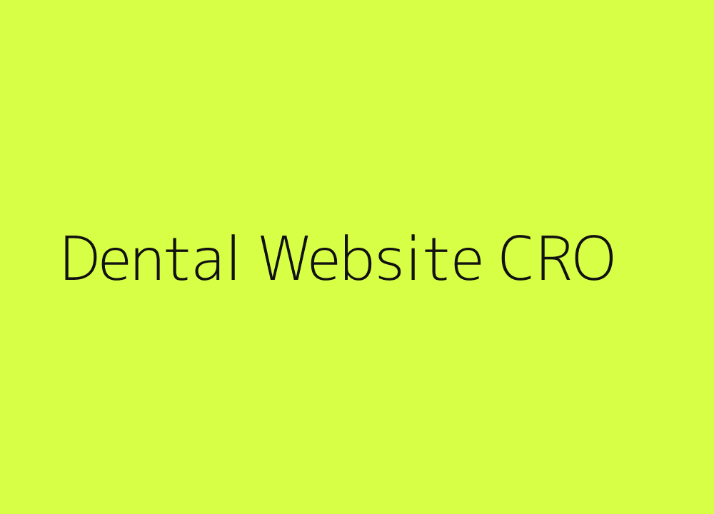 Dental website patient access and appointment conversion experience