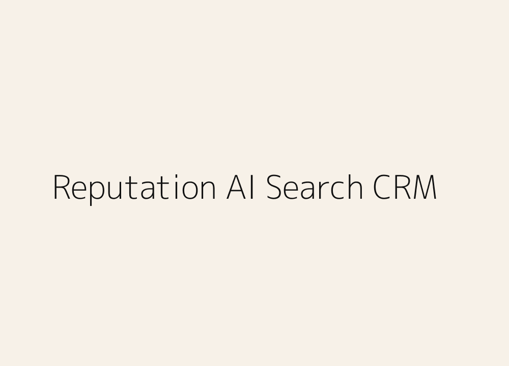 Reputation AI search and CRM for labiaplasty marketing