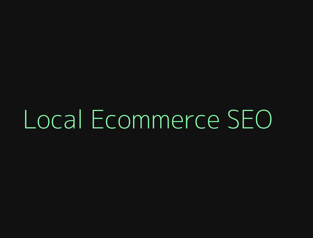 Hire local and ecommerce SEO specialist