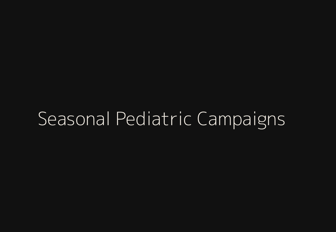 Seasonal pediatric marketing campaigns
