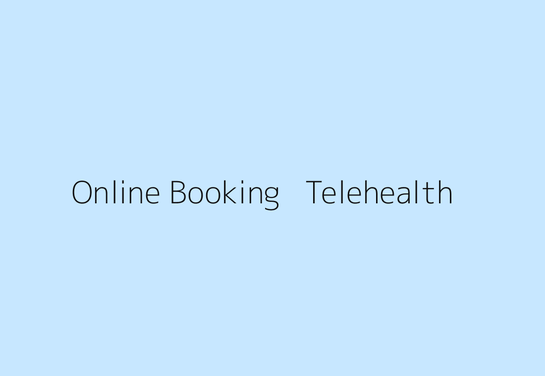 Pediatric online booking telehealth and appointment funnel