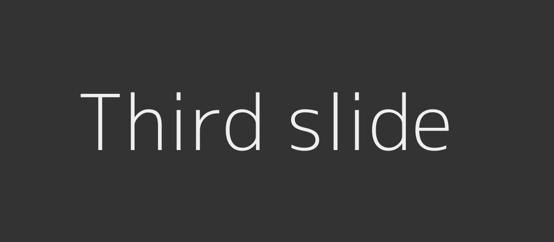 Third slide