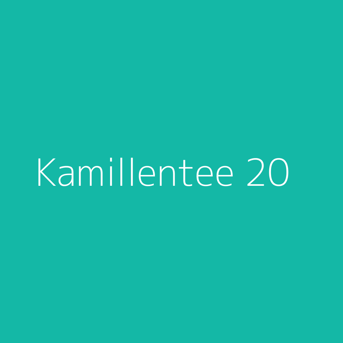 Bio Kamillentee 20 Beutel