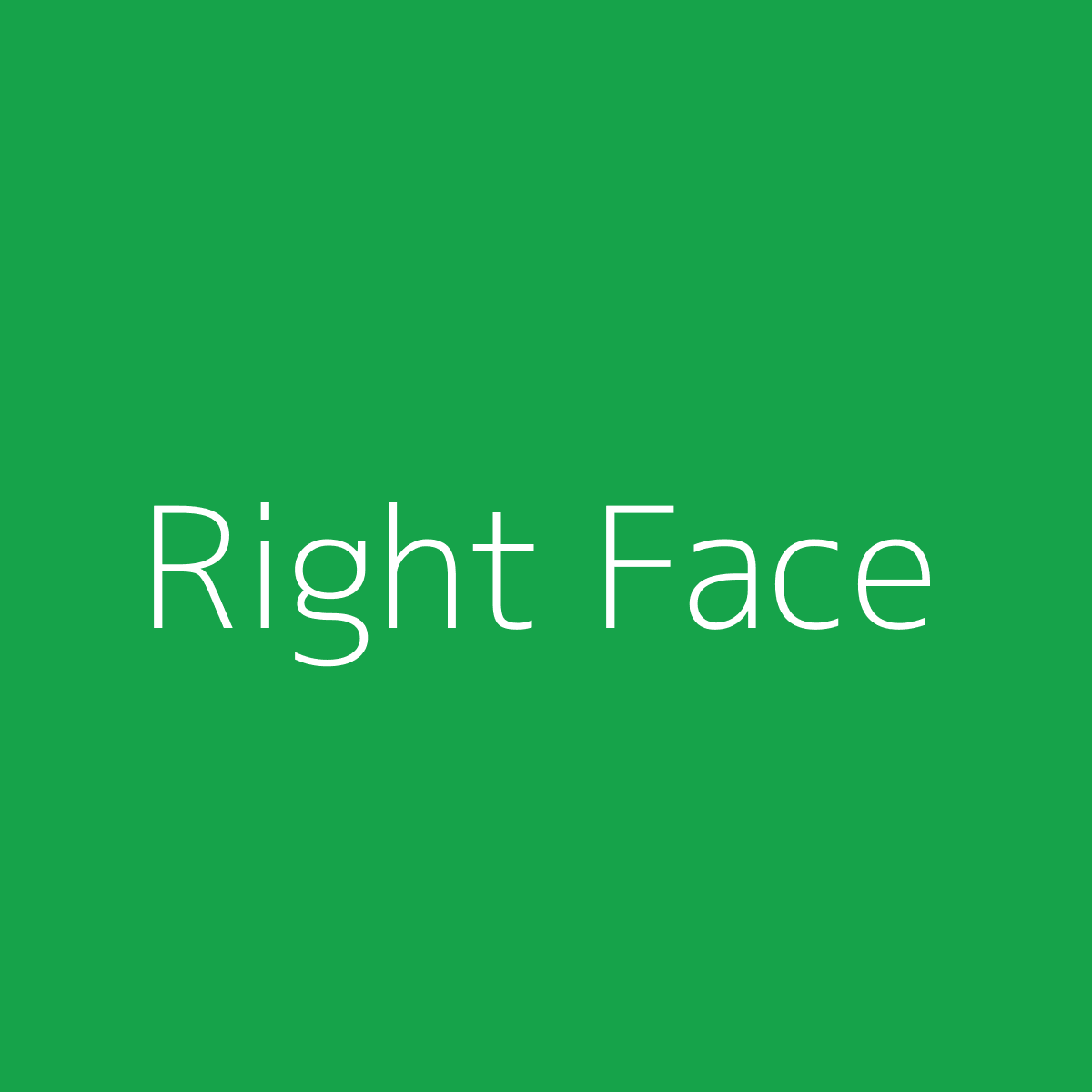 Face: Right