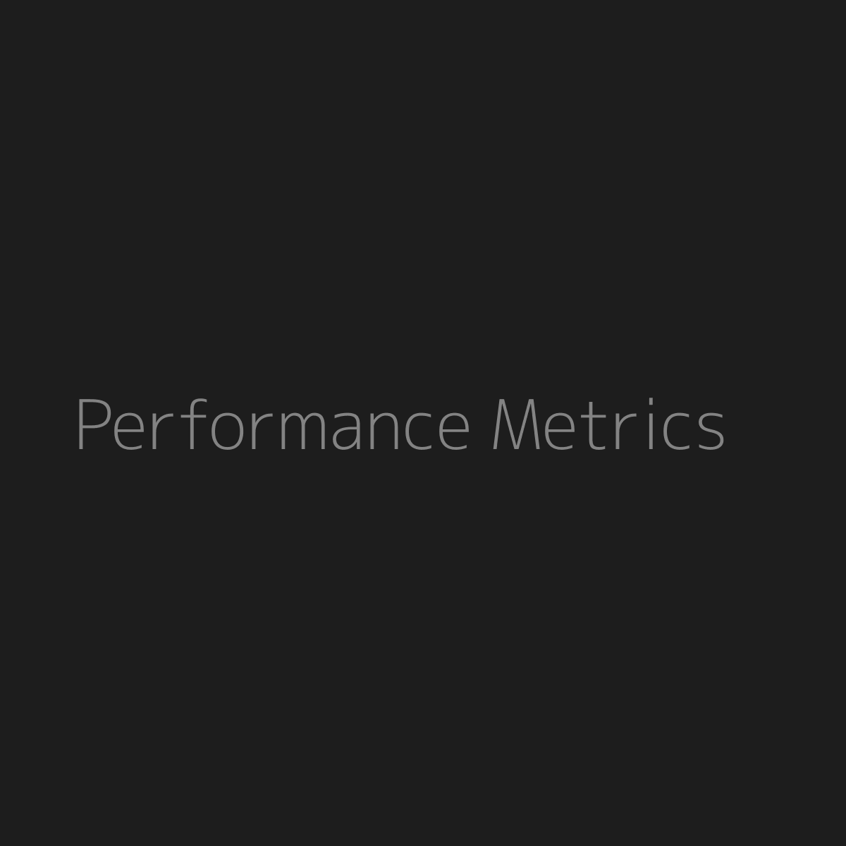 Performance Comparison