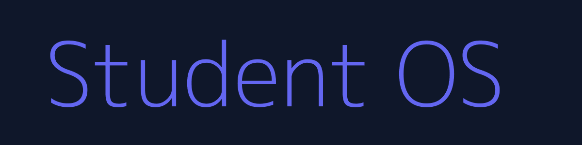 Student OS Banner