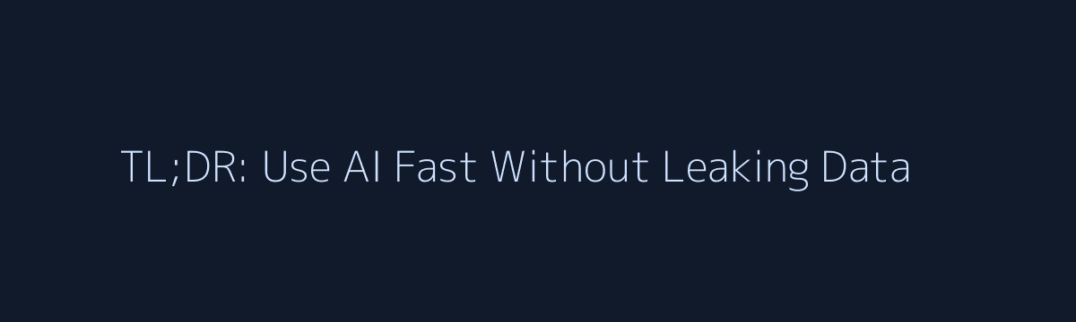 TLDR section banner