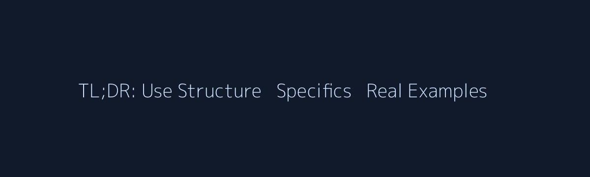 TLDR section banner