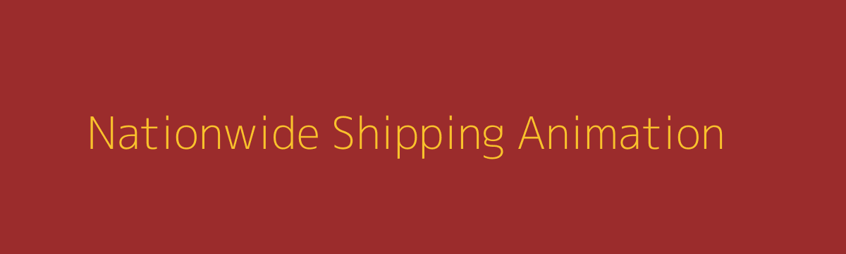 Nationwide shipping illustration