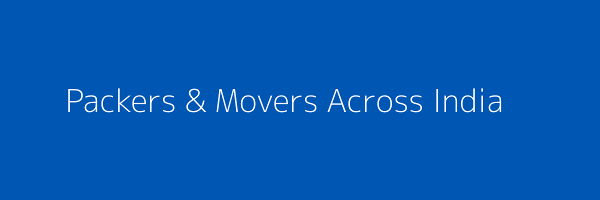 Trusted Packers & Movers