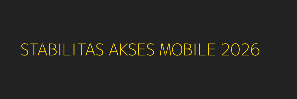 Stabilitas Akses Mobile Jaguar33