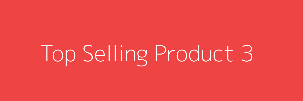 Top Selling Product 3 Banner