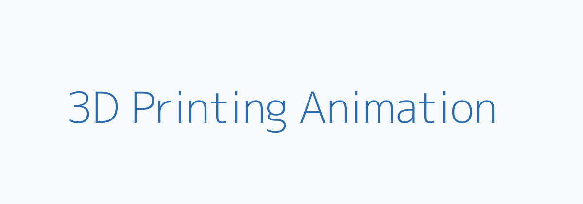 3D printing illustration