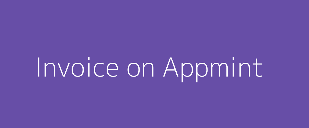 Creating Invoice on Appmint