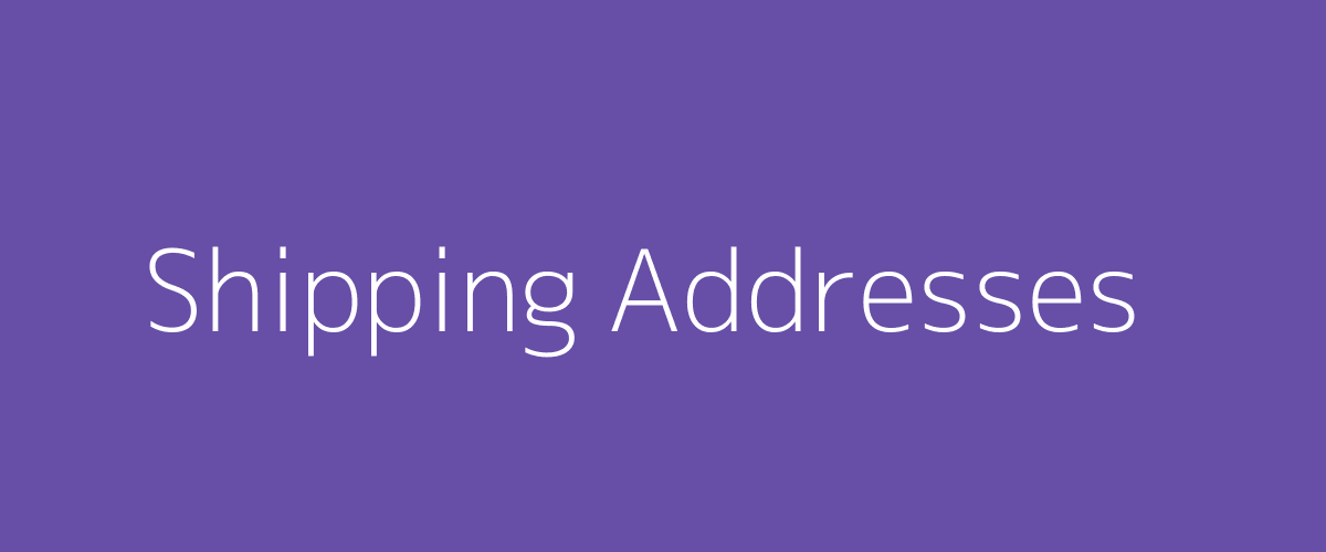 Shipping Address