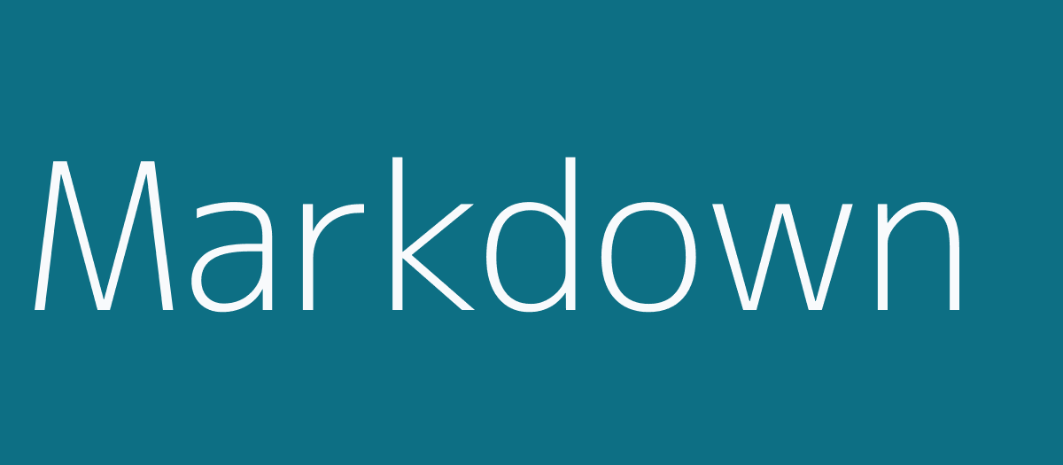 Markdown visual