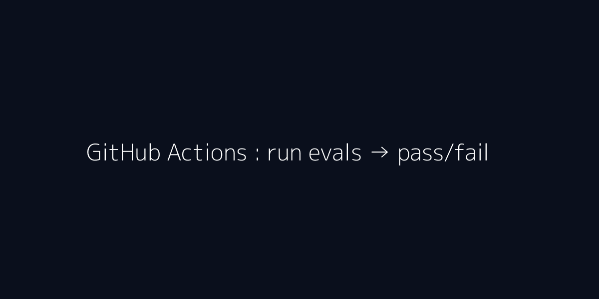 Pipeline GitHub Actions pour tests de prompts