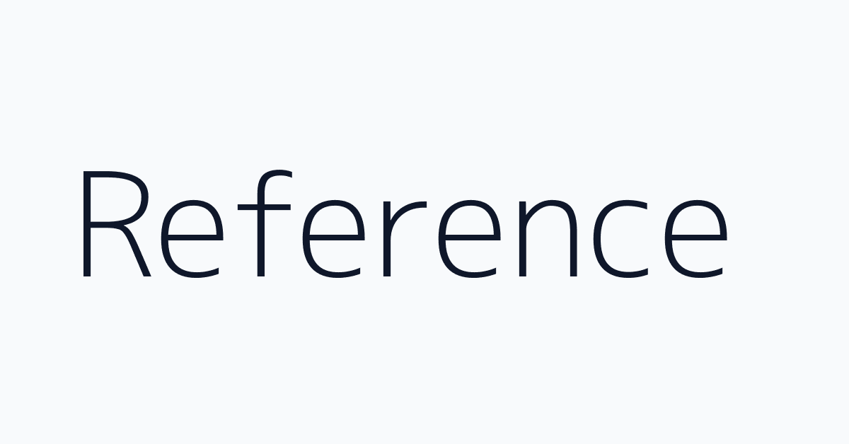 Reference
