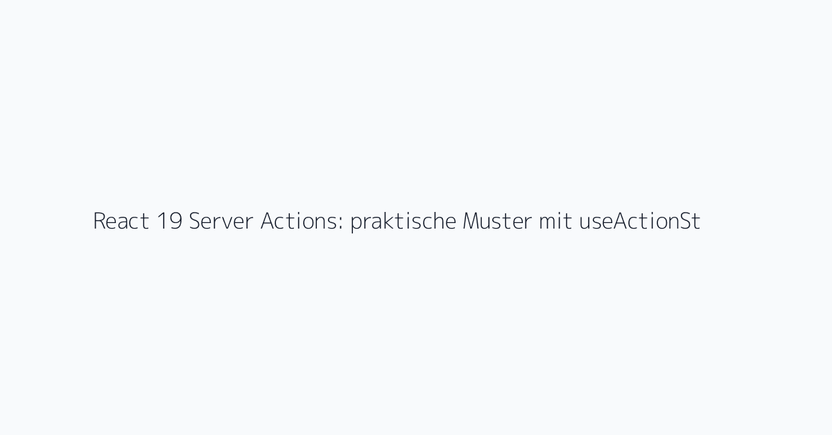Kurzantwort
