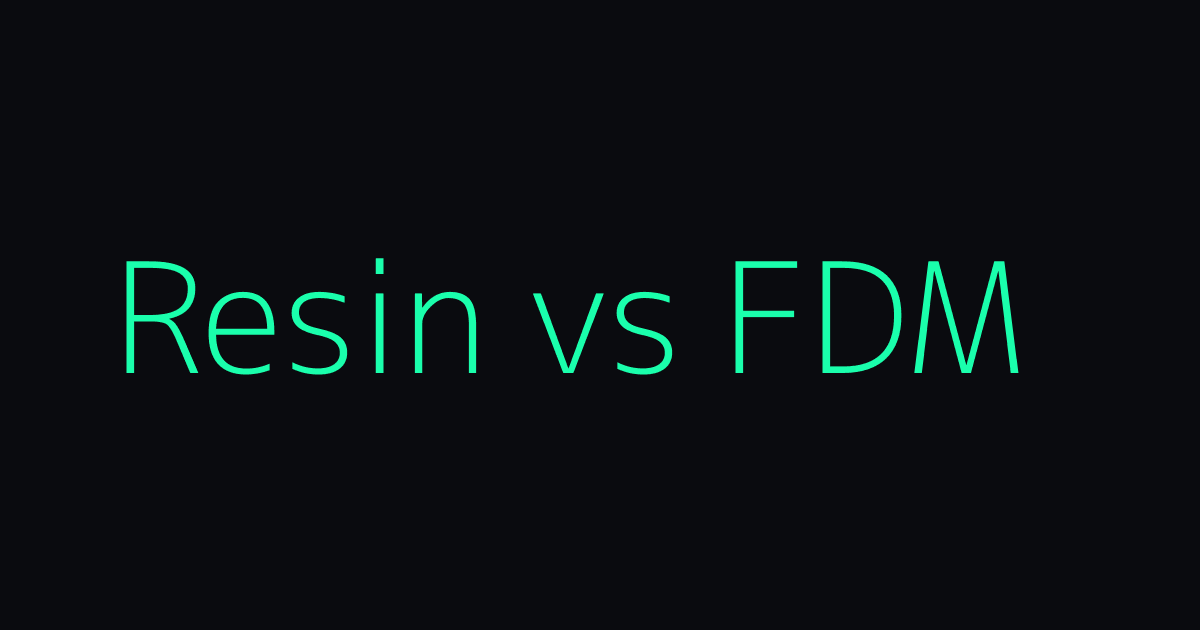 Resin vs FDM Pricing for 3D Print Sellers hero image