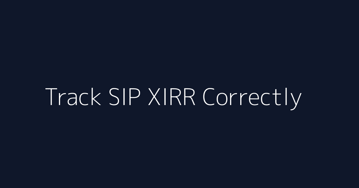 Featured image for How to Track SIP XIRR Correctly