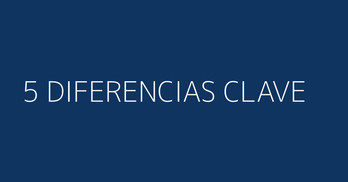 Tabla comparativa Performance vs Growth con 5 filas