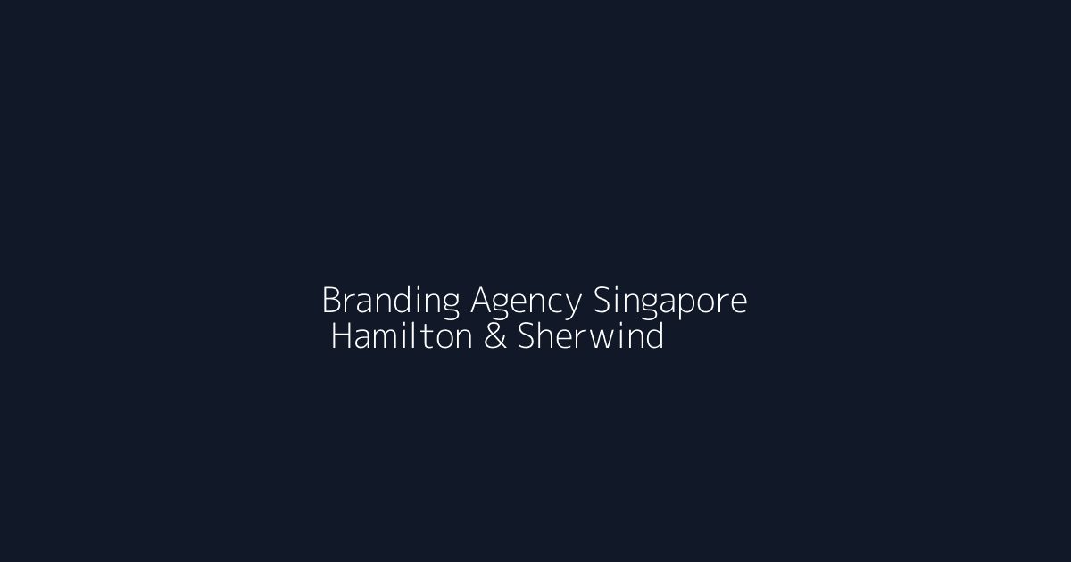 Branding agency Singapore working on brand strategy and visual identity for a regional SEA company