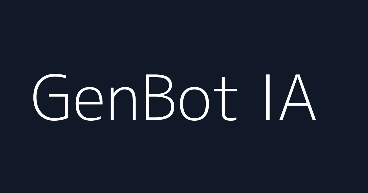 GenBot | Agente de IA Comercial para Convertir Redes en Clientes Reales
