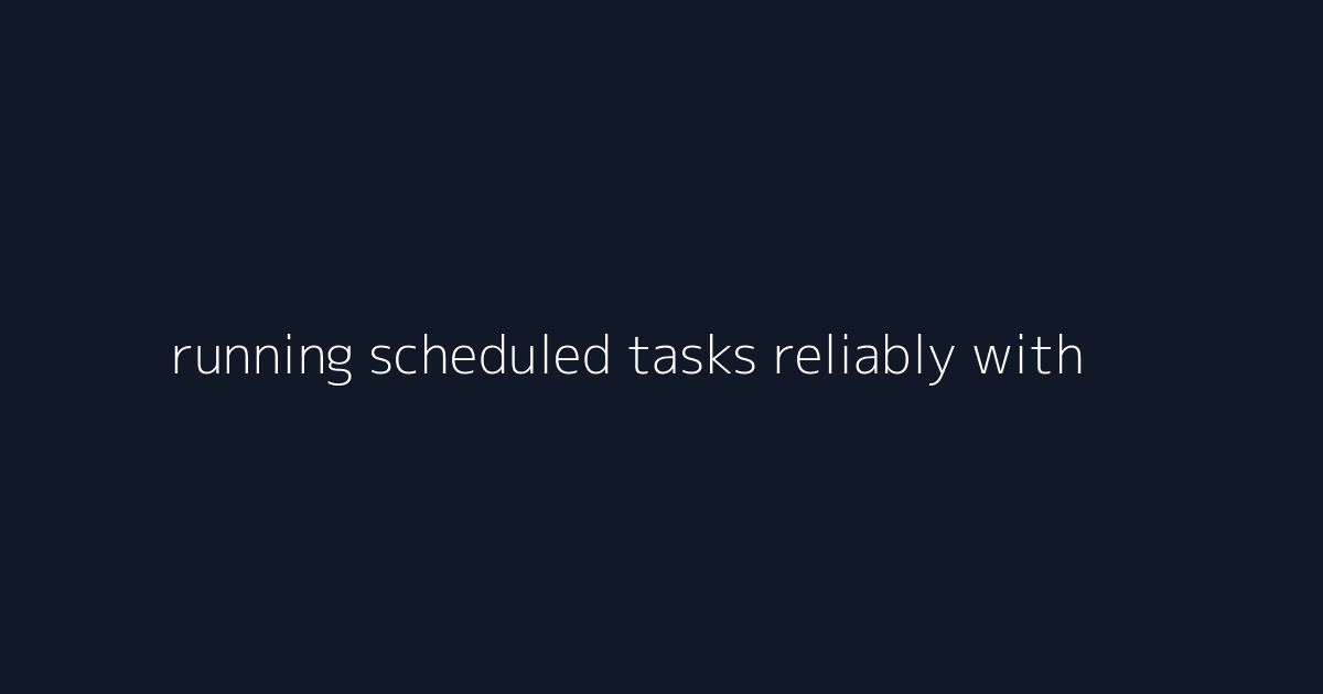 running scheduled tasks reliably with nginx performance visual reference 1