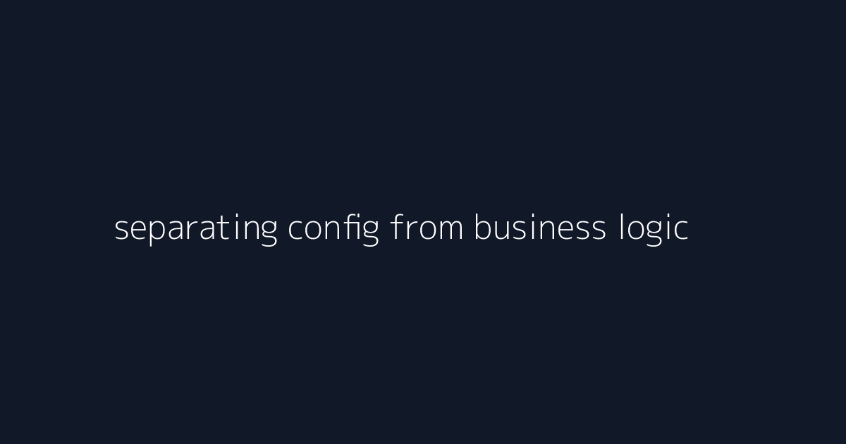 separating config from business logic with docker compose visual reference 5