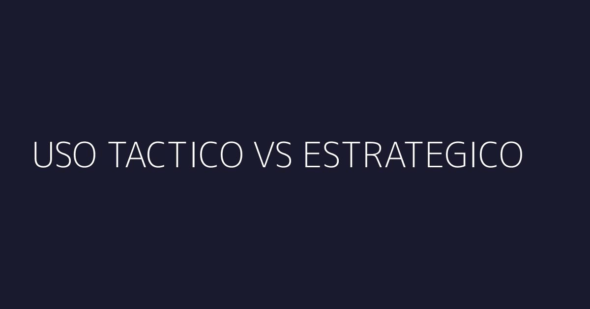 Comparativo uso táctico vs uso estratégico de IA en marketing