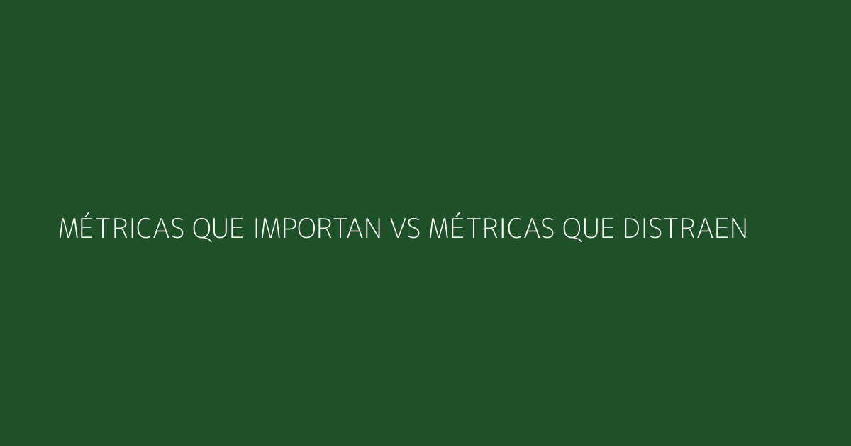 Dashboard de métricas ABM