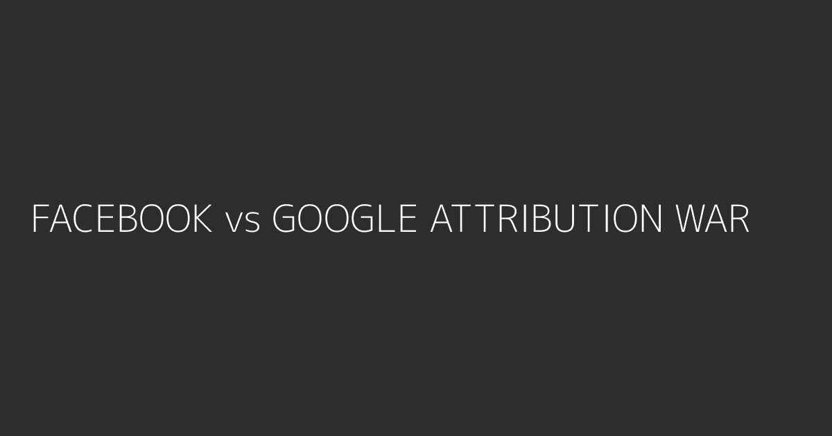 Diagrama de Venn Facebook vs Google Attribution