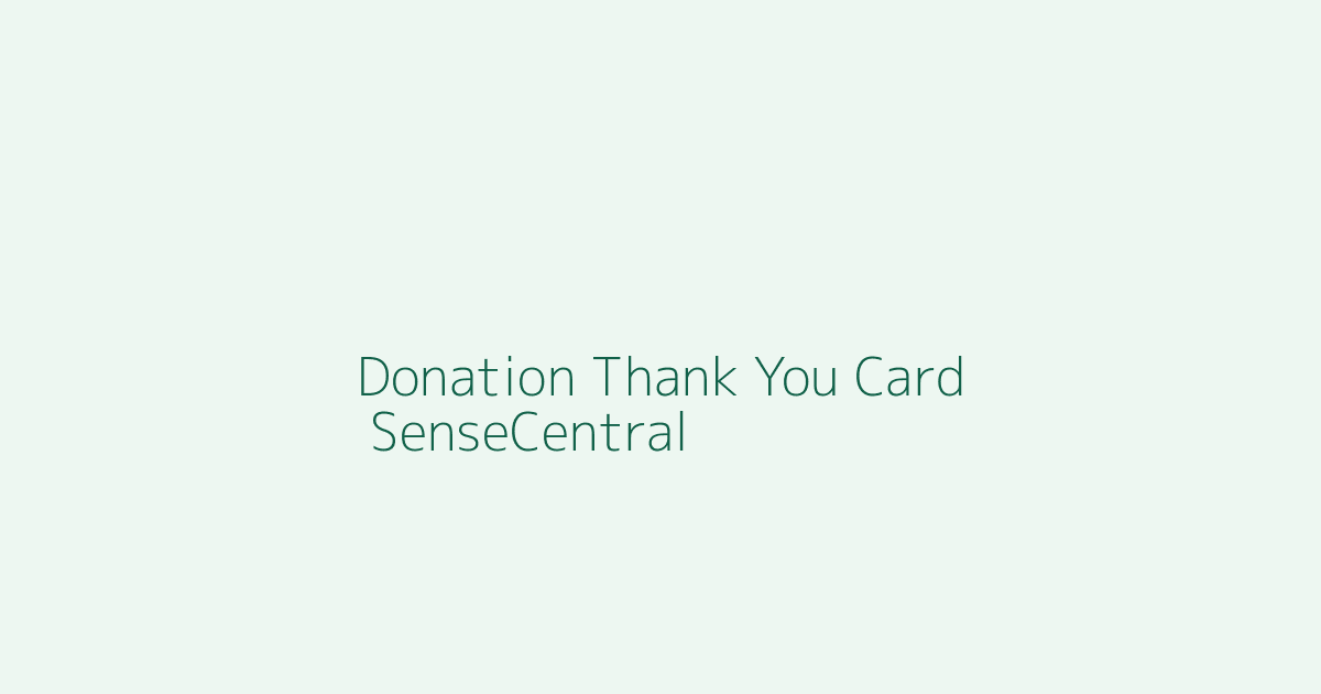 Printable Donation Thank You Card Ideas featured image