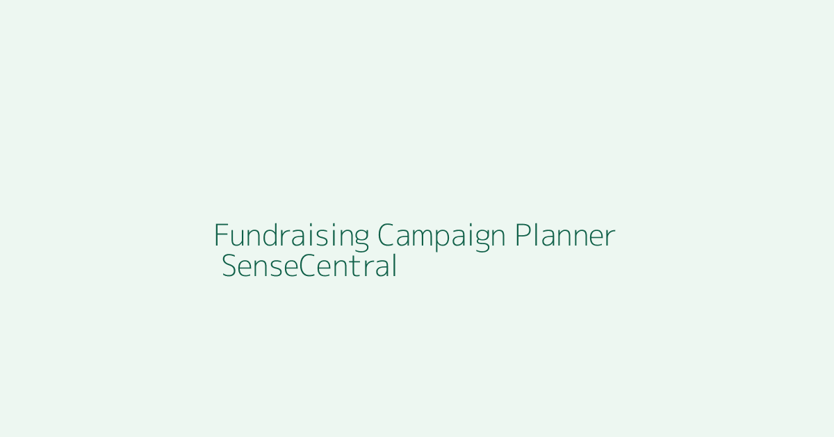 Printable Fundraising Campaign Planner Ideas featured image