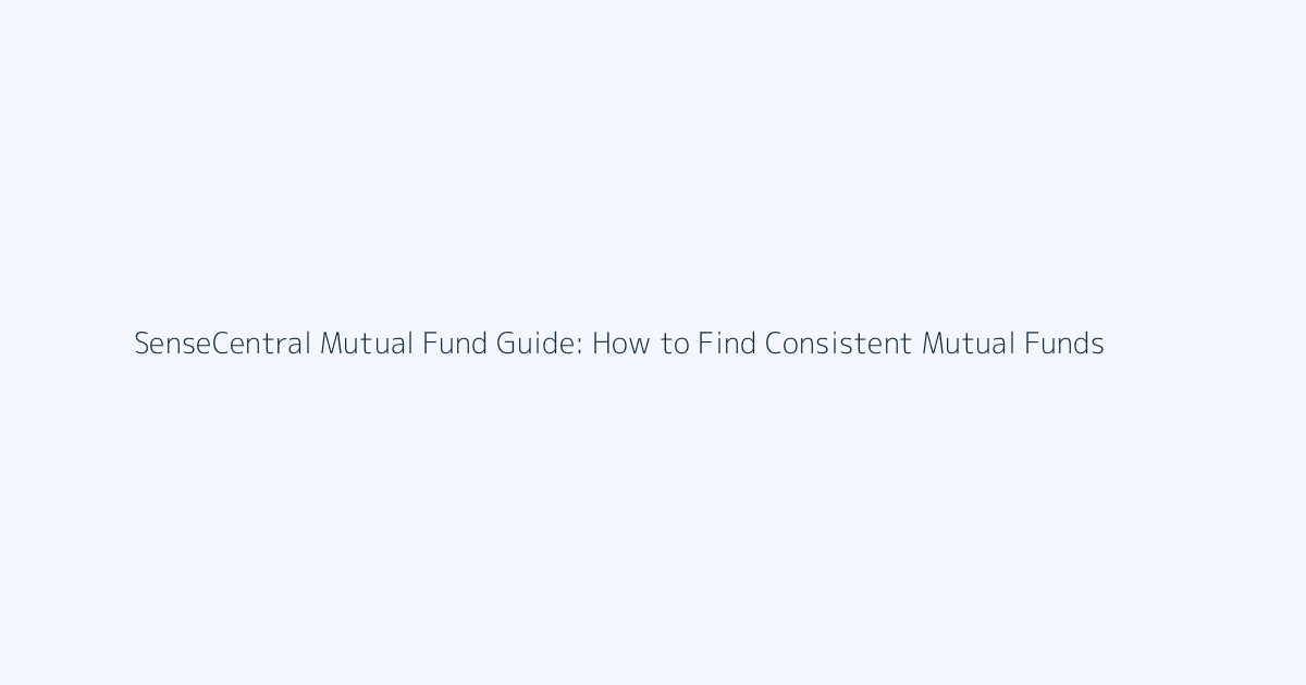 How to Find Consistent Mutual Funds featured image