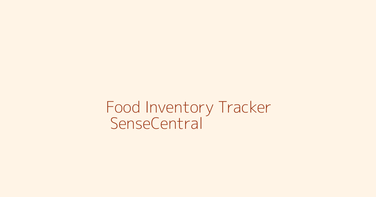 Printable Food Inventory Tracker Ideas featured image