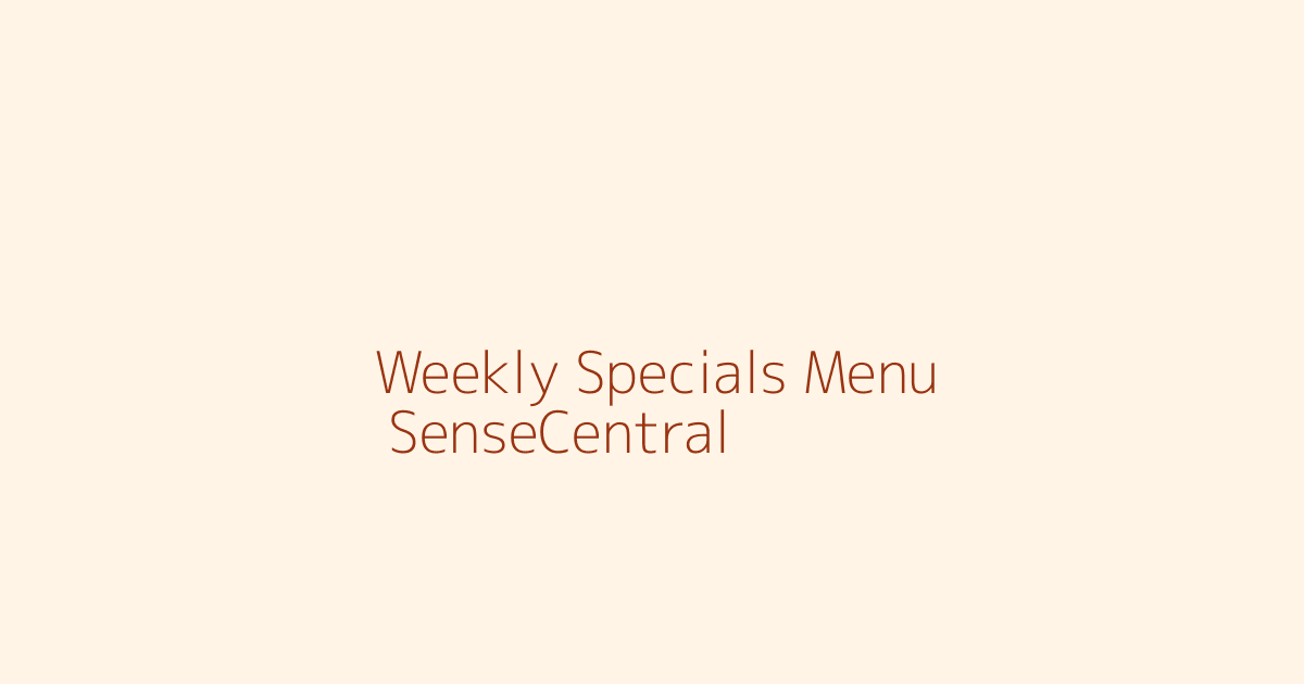 Printable Weekly Specials Menu Ideas featured image